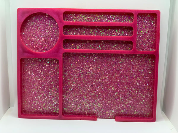 Pretty N' Pink Rolling Tray Set