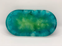 Trinket tray- Neon Blue/ Green