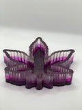 Purple Ombre Maple Leaf Ashtray